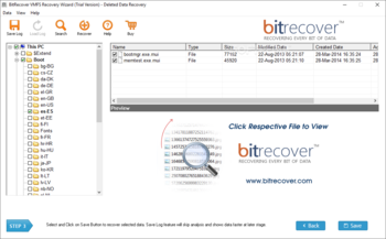 BitRecover VMFS Recovery Software screenshot 3