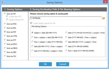 Bitrecover Windows Live Mail Converter Wizard screenshot 2