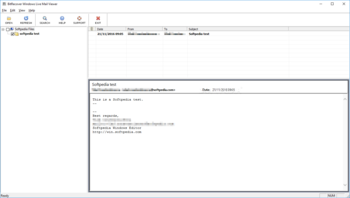 Bitrecover Windows Live Mail Viewer screenshot
