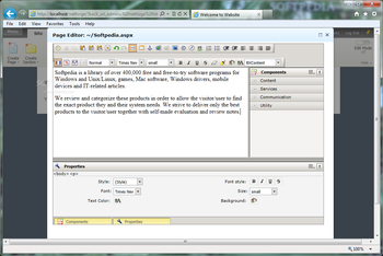 Bitrix ASP.NET CMS Forge screenshot 3