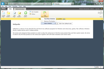 Bitrix ASP.NET CMS Forge screenshot 4