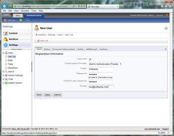 Bitrix ASP.NET CMS Forge screenshot 8