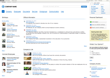 Bitrix Intranet screenshot 2