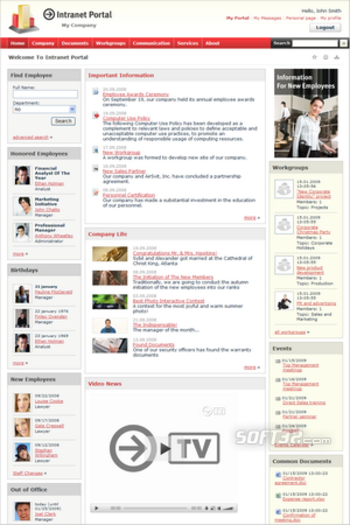 Bitrix Intranet Portal screenshot 2