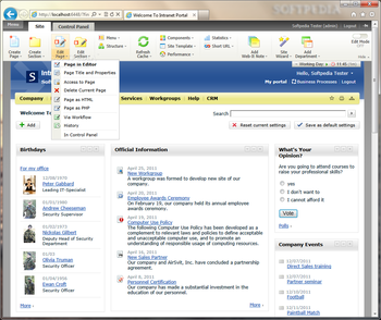 Bitrix Intranet Portal screenshot 4