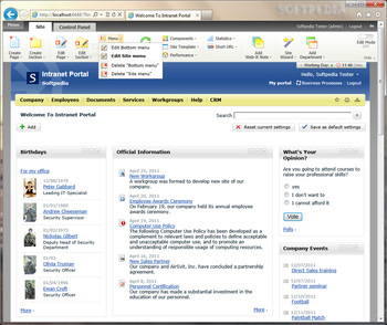 Bitrix Intranet Portal screenshot 6