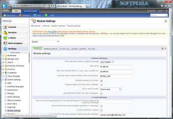 Bitrix Site Manager screenshot 17