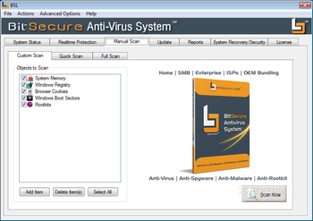 BitSecure AntiVirus System screenshot 3