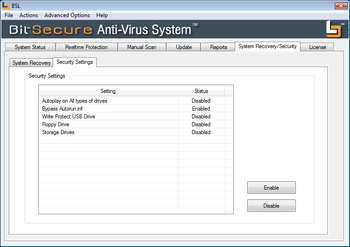 BitSecure AntiVirus System screenshot 8