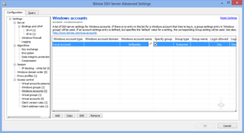 Bitvise SSH Server screenshot 10
