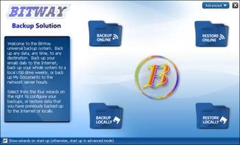 BitWay Online Backup screenshot