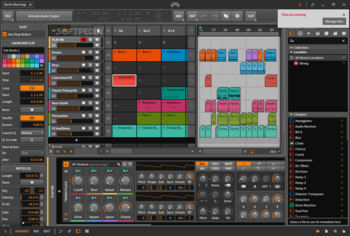 Bitwig Studio screenshot