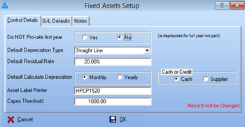 BizBox Fixed Assets screenshot 7