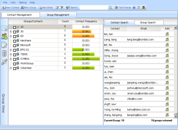 BizMaster 10-30-60 for Outlook Contact Management screenshot