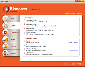 BkavPro Internet Security 2010 screenshot 4