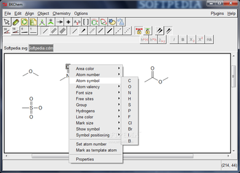 BKchem screenshot 2