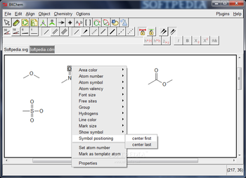 BKchem screenshot 4