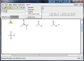 BKchem screenshot 8