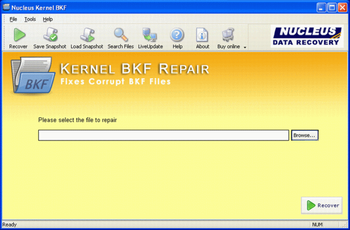 BKF Recovery screenshot