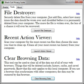Black Cat Privacy Suite screenshot 3