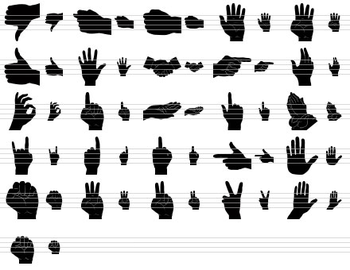 Black Hand Icons screenshot 2