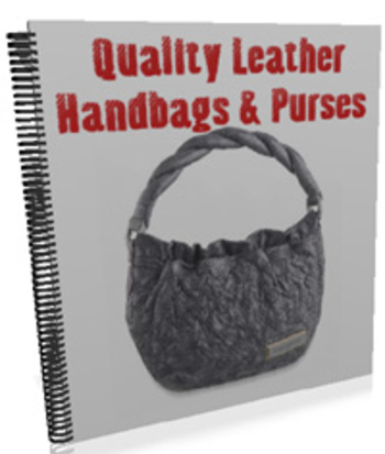 Black Leather Purse & Handbag Designs screenshot