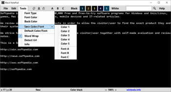 Black NotePad screenshot 4