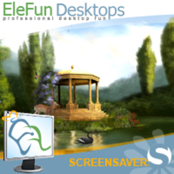Black Swan Lake - Animated Screensaver screenshot