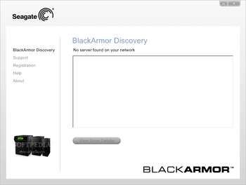 BlackArmor Discovery Software screenshot