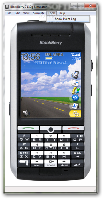 BlackBerry 7130g Simulator screenshot 6