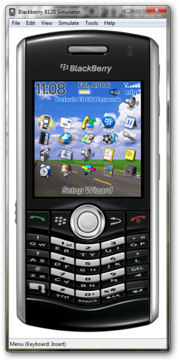 BlackBerry 8120 Simulator screenshot 2