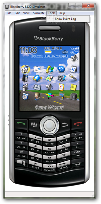 BlackBerry 8120 Simulator screenshot 6