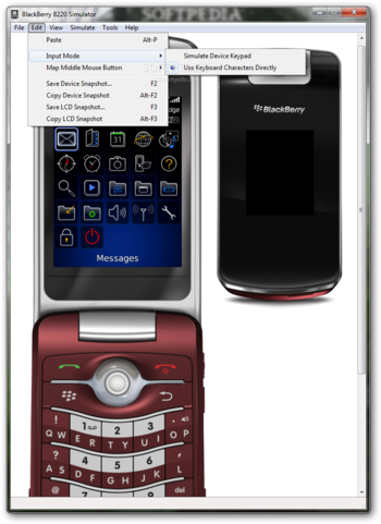 BlackBerry 8220 Simulator screenshot 3
