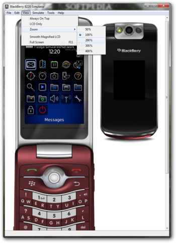BlackBerry 8220 Simulator screenshot 4
