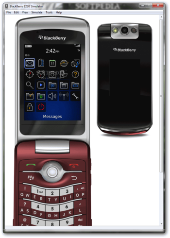 BlackBerry 8230 Simulator screenshot 2