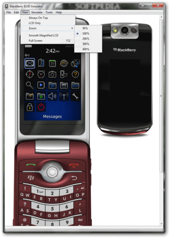 BlackBerry 8230 Simulator screenshot 4