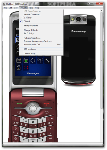 BlackBerry 8230 Simulator screenshot 5