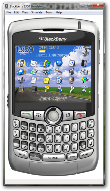 BlackBerry 8300 Simulator screenshot 2