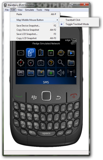 BlackBerry 8520 Simulator screenshot 3