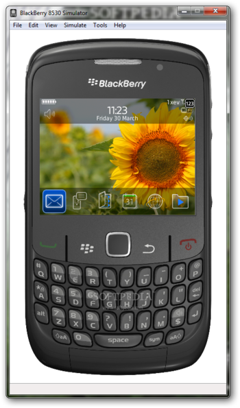 BlackBerry 8530 Simulator screenshot