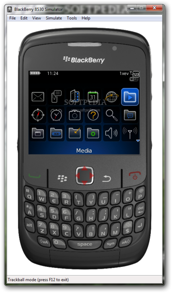 BlackBerry 8530 Simulator screenshot 2