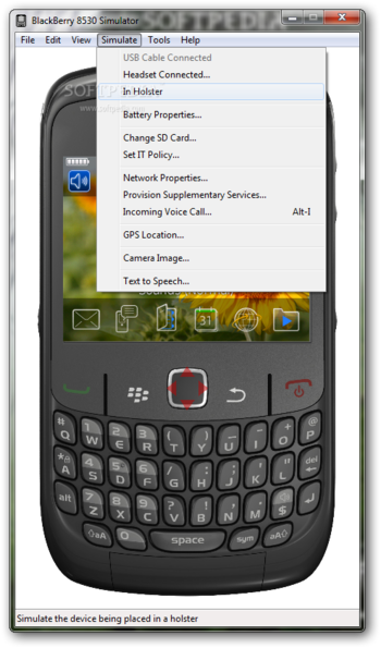 BlackBerry 8530 Simulator screenshot 5