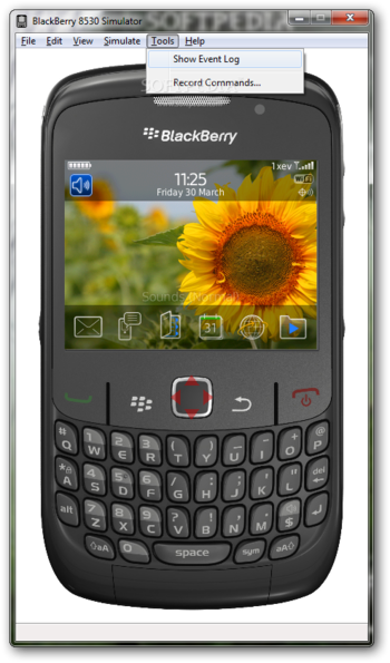 BlackBerry 8530 Simulator screenshot 6