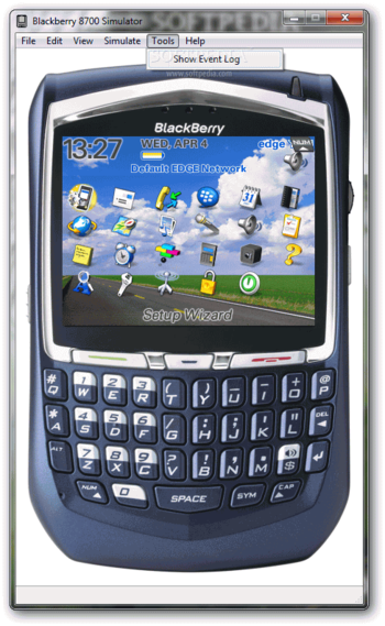 BlackBerry 8700 Simulator screenshot 6
