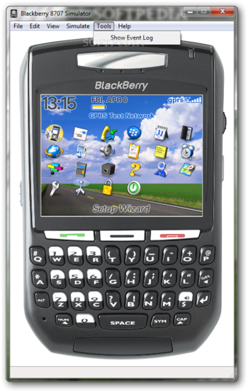 BlackBerry 8707 Simulator screenshot 6