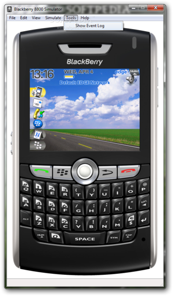 BlackBerry 8800 Simulator screenshot 6