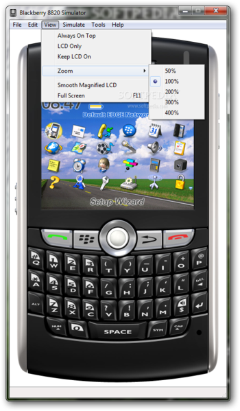 BlackBerry 8820 Simulator screenshot 4