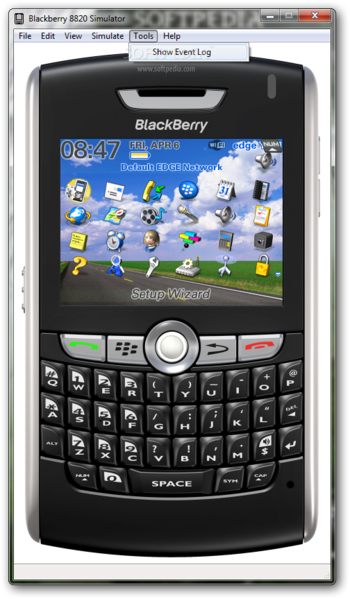 BlackBerry 8820 Simulator screenshot 6