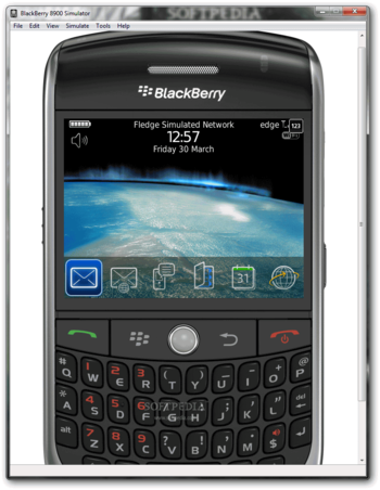 BlackBerry 8900 Simulator screenshot