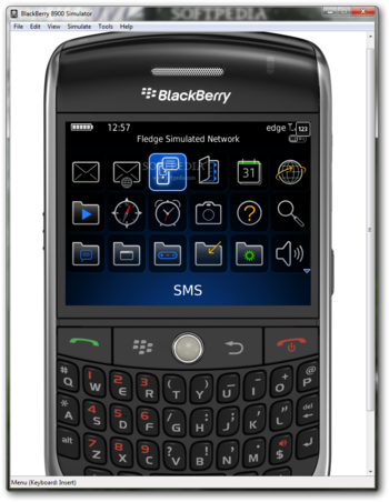BlackBerry 8900 Simulator screenshot 2
